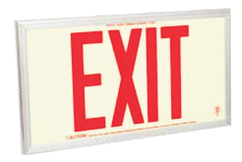 Photoluminescent Exit Sign - 75 Foot Viewing Distance Emergency Lighting